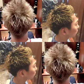 ショート カラー メンズ 🍎吉川浩生 トップスタイリストのヘアスタイル