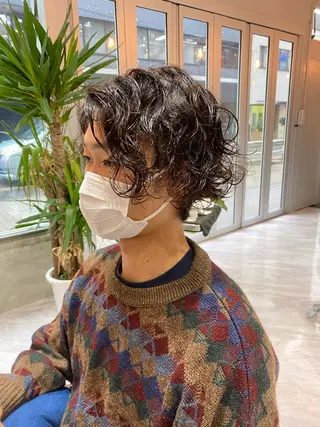 ミディアム パーマ メンズ Riganuts王子 Hayato✂︎のヘアスタイル