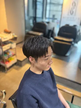 メンズ メンズ特化 ulus高森蓮のヘアスタイル