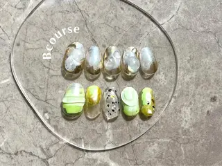 ネイル 0203ムニムサン 💙Mizuhoのネイルデザイン