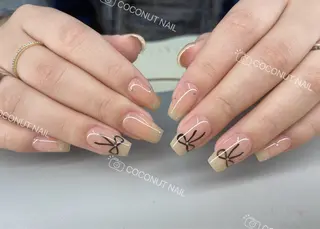 ネイル 神田 ココナッツのネイルデザイン