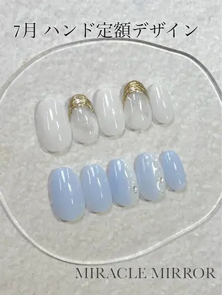 ネイル ミラクルミラー 町野のネイルデザイン