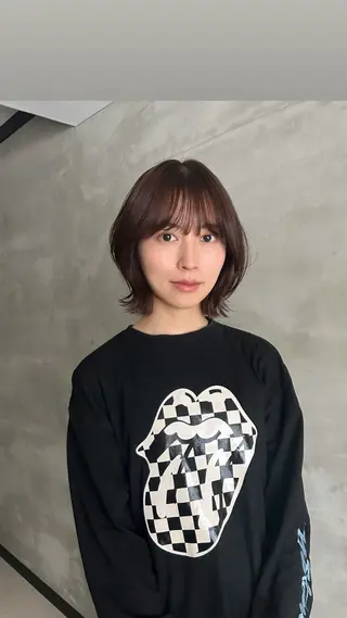 ミディアム カラー タナカ カナ🫧のヘアスタイル