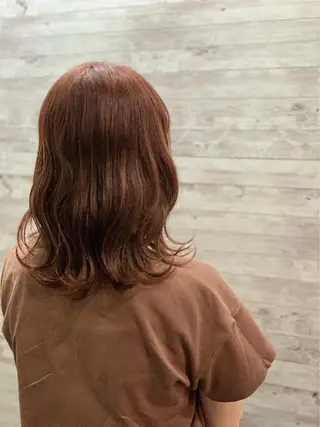 カラー 🌻透明感カラー🌻 阿井希良梨のヘアスタイル