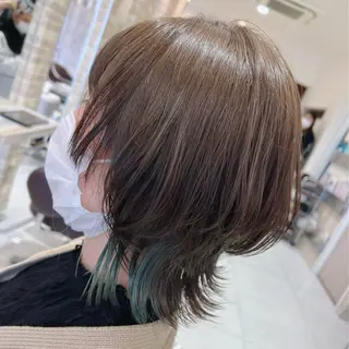 カラー 八木菜美 似合わせ/ニュアンスのヘアスタイル
