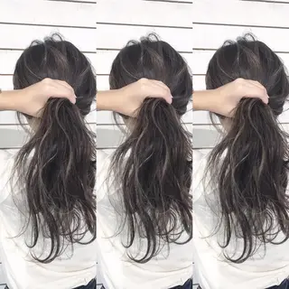 ロング カラー 縮毛矯正 髪質改善寺坂雄飛💐のヘアスタイル