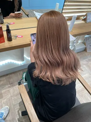 ロング カラー 田中 洸樹のヘアスタイル