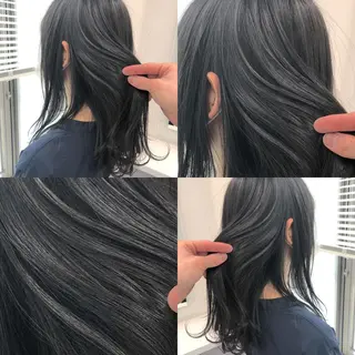 ロング カラー ハイトーン×レイヤー カットTAKUMIのヘアスタイル