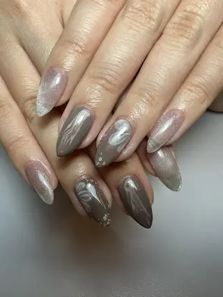 セミロング shandy nailのネイルデザイン