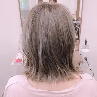 ミディアム カラー 梅澤 由衣のヘアスタイル