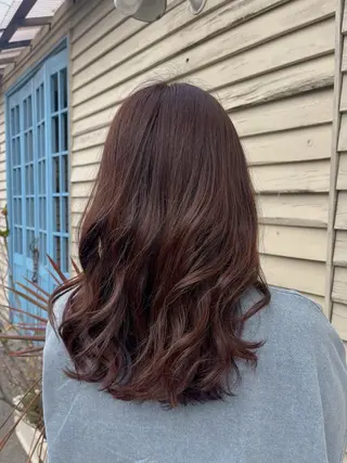 セミロング 艶髪／艶カラー 🕊️MAKIKOのヘアスタイル