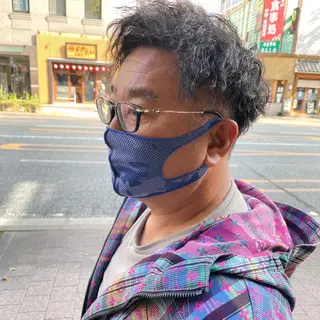 ショート パーマ メンズ Kinoshita Akieのヘアスタイル