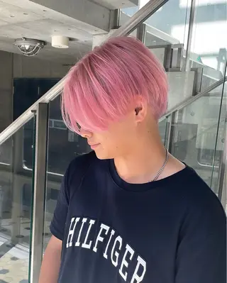 ショート カラー 色落ち綺麗透明感カラ /ボブ/ナカツヒカルのヘアスタイル