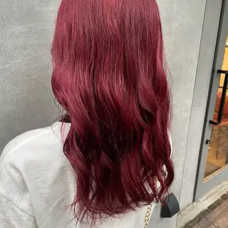 ロング カラー 青田 明日海のヘアスタイル