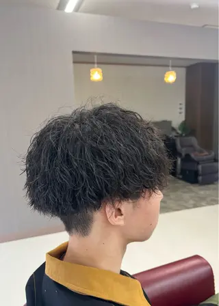 ショート パーマ メンズ KEN 🌟のヘアスタイル
