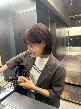 ショート 西 美羽のヘアスタイル