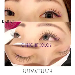 マツエク・マツパ ★KAEDE★伊勢崎 【KARAT】のマツエク・マツパデザイン