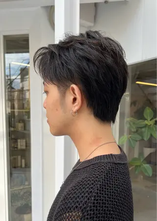 ショート メンズ 王子田 隼のヘアスタイル