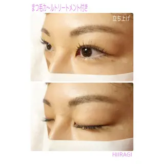 マツエク・マツパ 美容室 HIIRAGIのマツエク・マツパデザイン