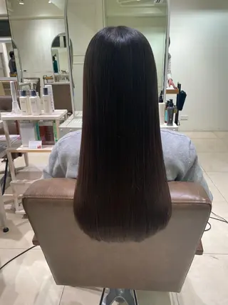 ロング 艶カラー🩵中久保 舞優🩵のヘアスタイル