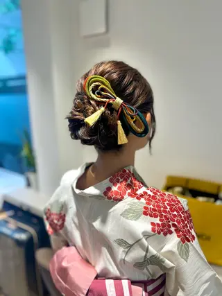 ヘアアレンジ 似合わせヘアメイク 💐オダギリチアキのヘアスタイル