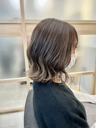 ミディアム カラー 天野 涼のヘアスタイル