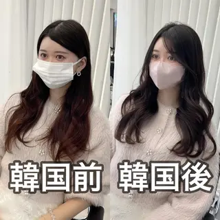 セミロング カラー パーマ ヘアアレンジ メンズ キッズ 韓国ヘア×2way 🇰🇷和知拓郎のヘアスタイル
