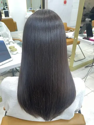 ロング 中顔面短縮 顔まわり新田大翔のヘアスタイル