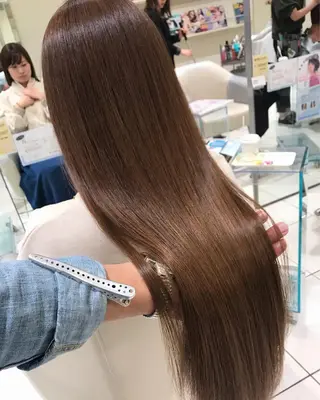 ロング カラー パーマ MODE K´s eau髪質改善特化のヘアスタイル