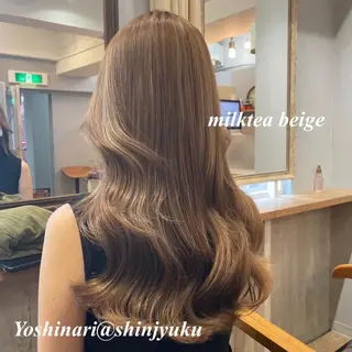 ロング カラー パーマ ヘアアレンジ メンズ キッズ ネイル マツエク・マツパ 新宿駅近♡友達とOK 🦋W -ワット -のヘアスタイル