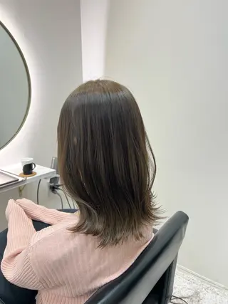 ミディアム 髪質改善 ヒデのヘアスタイル