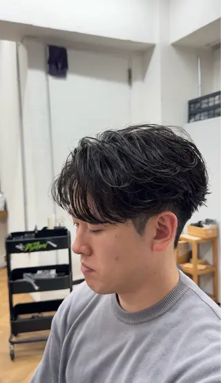 パーマ メンズ 立川メンズ特化/ パーマ職人/氣田瞬介のヘアスタイル