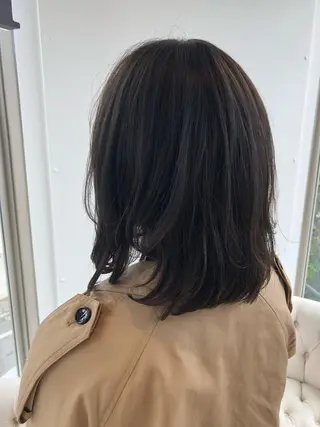 ミディアム カラー レイヤーカット✂️ 横浜No1♡下鳥翔子のヘアスタイル