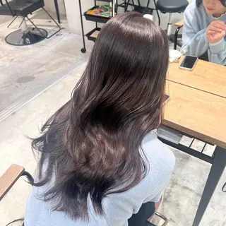 ロング カラー 髪質改善/韓国ヘア 顔まわり特化yutoのヘアスタイル