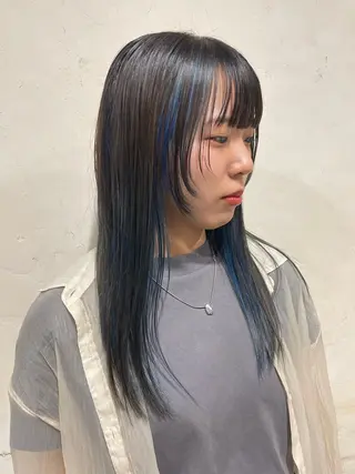ロング カラー Door所属・高橋 りかのヘアスタイル