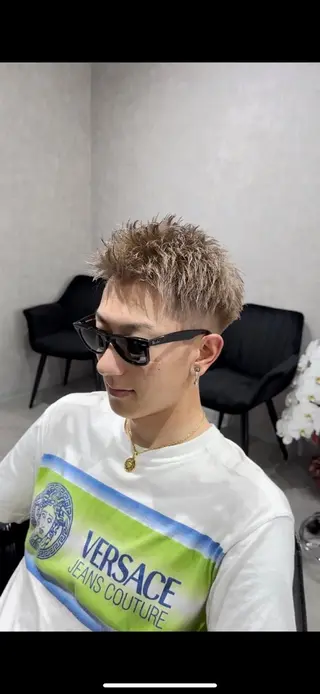 ショート カラー メンズ エースヘアー KENTAのヘアスタイル