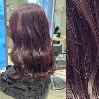 ミディアム カラー ヘアアレンジ stylist ◎RUKI.のヘアスタイル