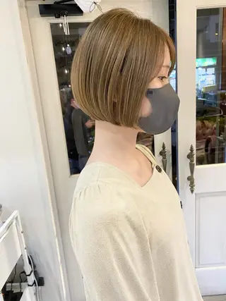 セミロング カラー ヘアアレンジ TOPSTYLIST 🇬🇧JIMMYのヘアスタイル