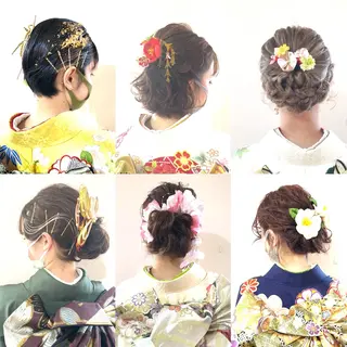 ヘアアレンジ トレンドパーマ 加藤菜月のヘアスタイル