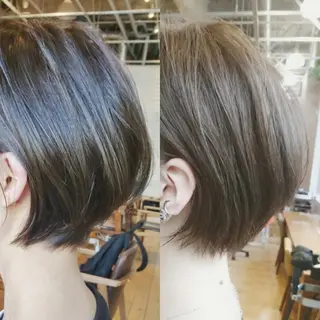 ショート カラー 髪質改善🌸縮毛矯正 専門家💖後藤のヘアスタイル
