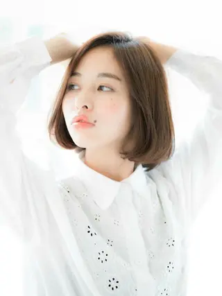 ショート ミディアム セミロング カラー 内藤 達也のヘアスタイル