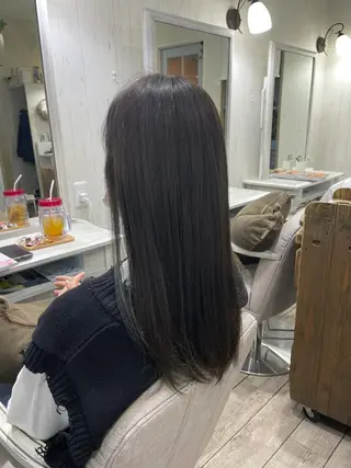 ロング ネモトメイナ🌿 今月末で退職しますのヘアスタイル