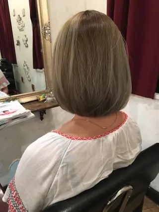 ミディアム amphihair 高橋祐也のヘアスタイル