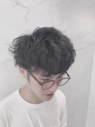 ショート カラー メンズ 重政 和樹のヘアスタイル