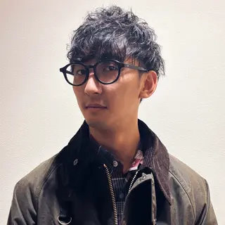 ショート パーマ メンズ メンズ特化美容師 サノヤマトのヘアスタイル