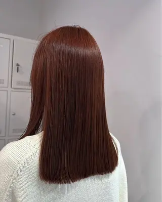 ミディアム 大人ヘア縮毛矯正 💛mai💛のヘアスタイル