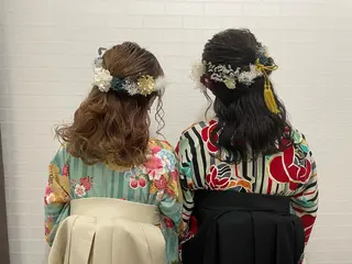 ヘアセット☆ 髪質改善カラー☆まいのヘアスタイル