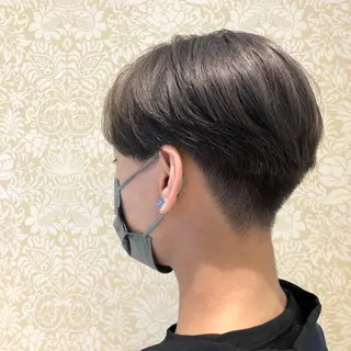 ショート カラー 🐠寒色系×パーマ 櫻井　麿偉🐏のヘアスタイル