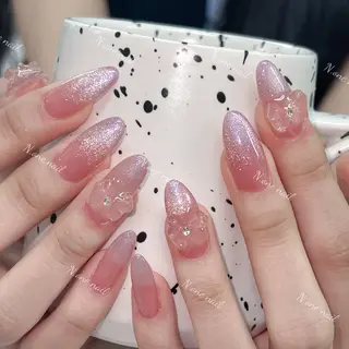 ネイル 長いだし/スカルプ/ パラシェルN.oneのネイルデザイン