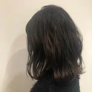 ミディアム カラー 🌷レイヤー縮毛/ 艶カラー/ami🌷のヘアスタイル
